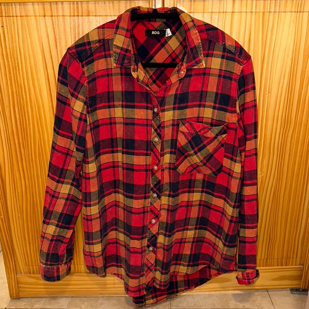 Urban Outfitters Multi-Colored Cozy Flannel
